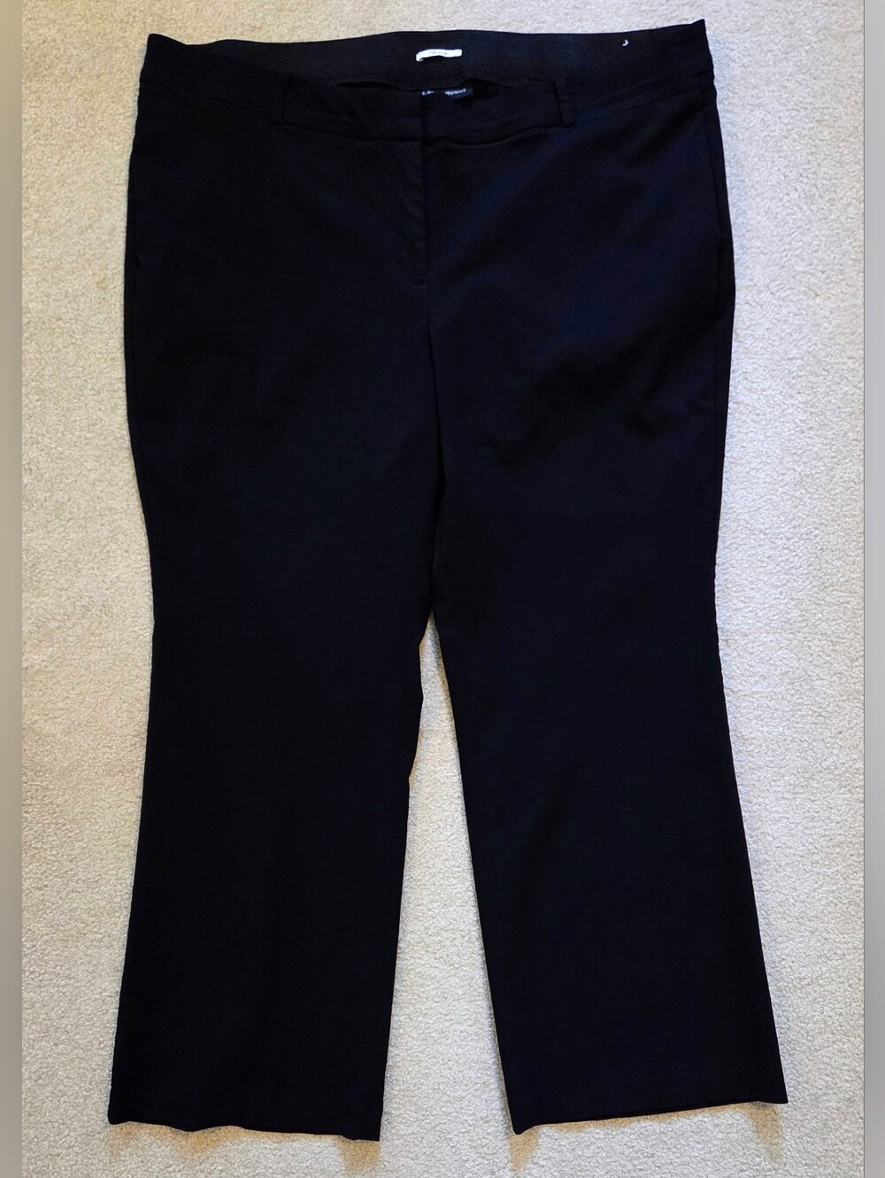 Lane Bryant Classic Black Allie Women's Straight-Leg Dress Pants Plus Size 26R